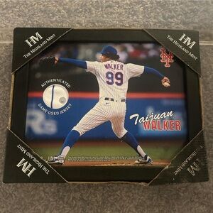 Taijuan Walker Framed Game-Used Jersey Display New York Mets